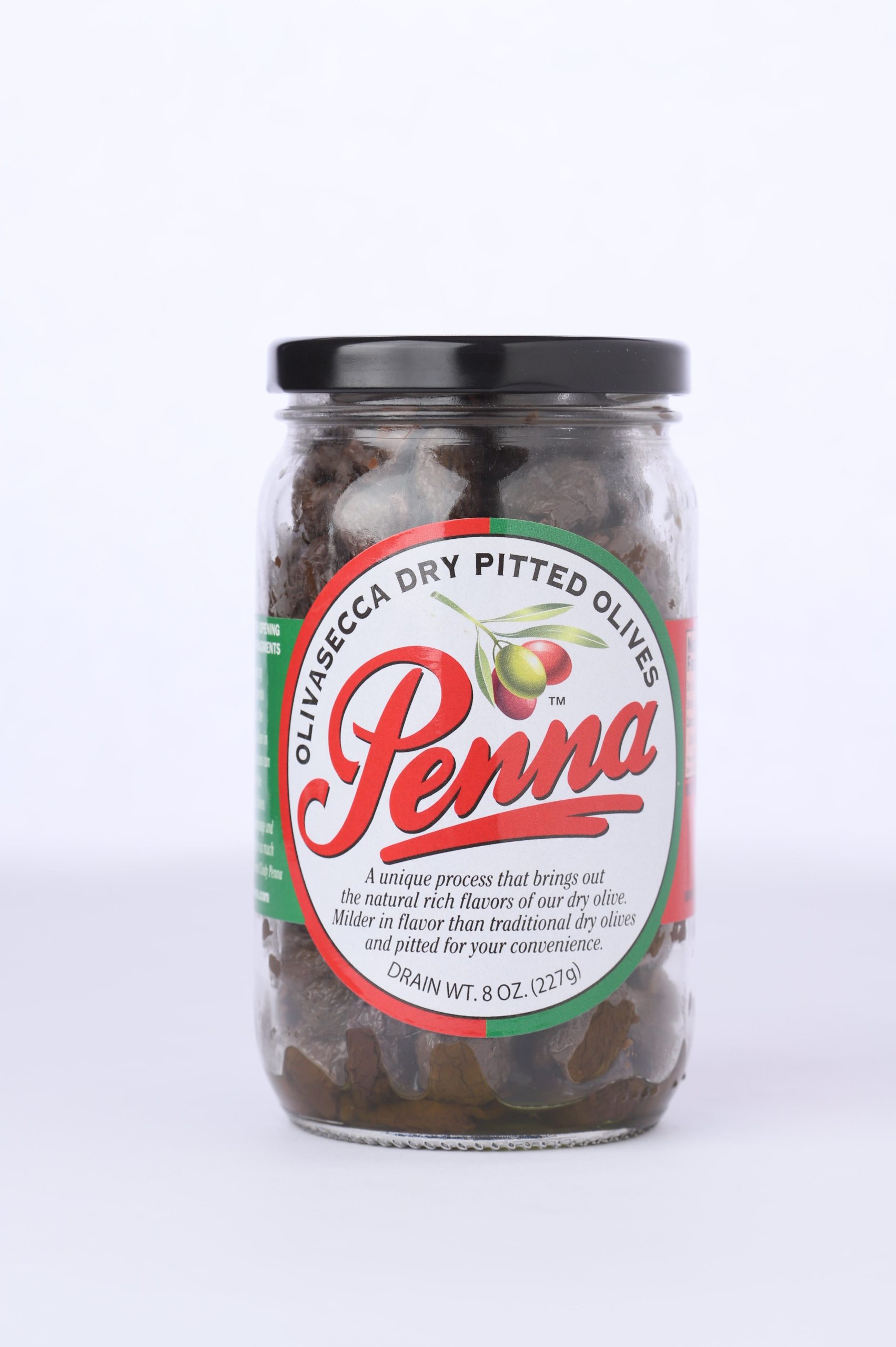 Olivasecca Dry Pitted Olives (Case of 12)