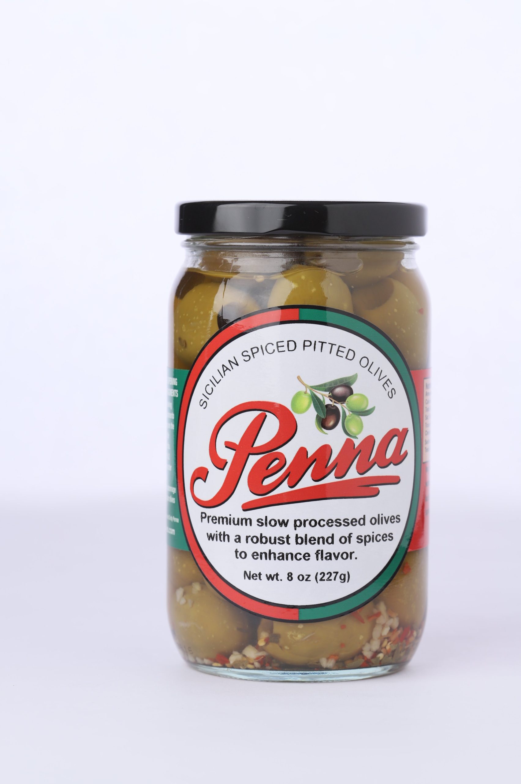 Sicilian Spiced Pitted Olives (Case of 12)