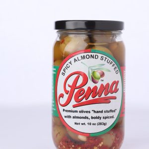 Spicy Almond Stuffed Olives