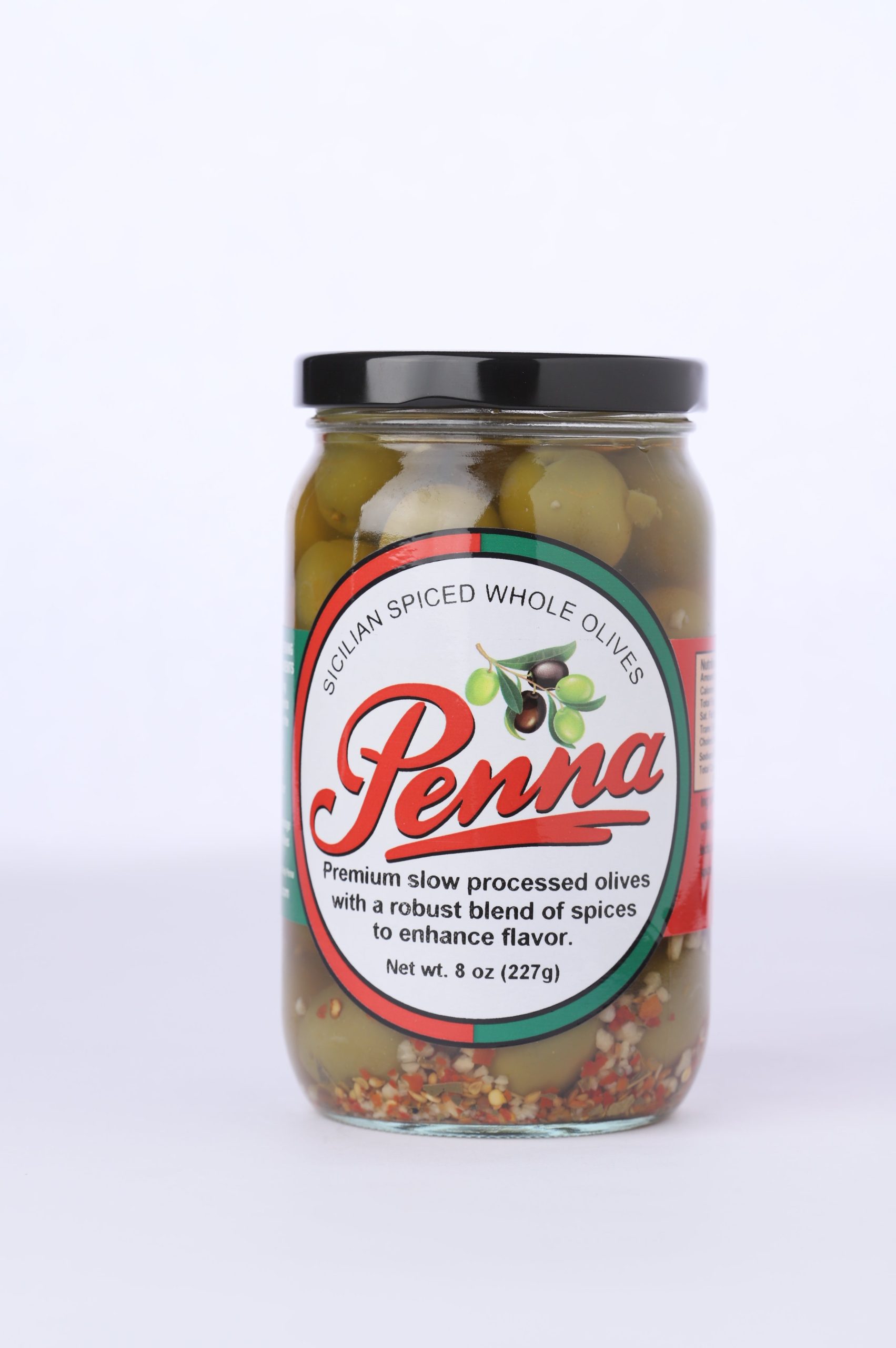 Sicilian Whole Olives 16oz (Case of 12)