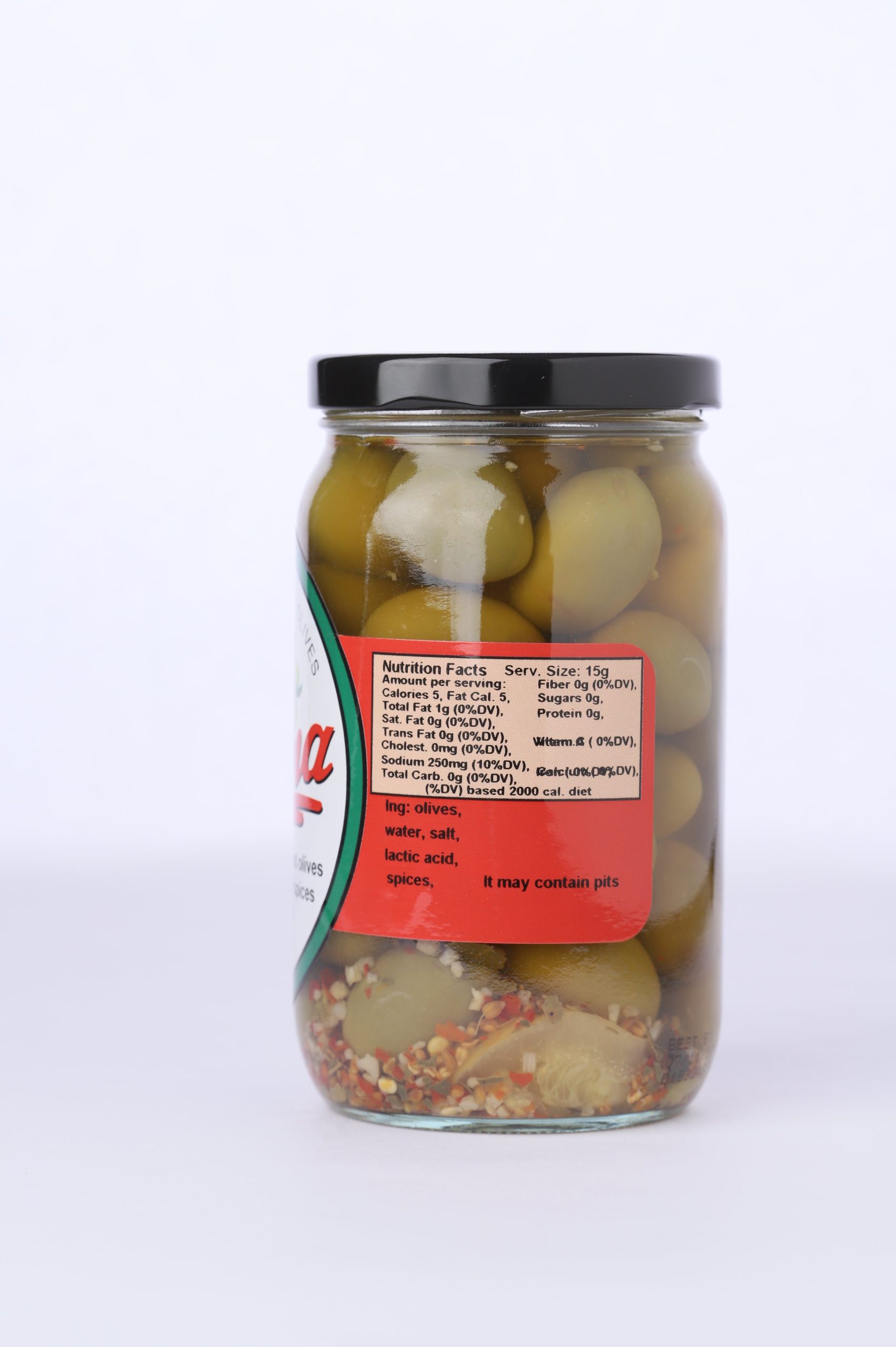 Sicilian Whole Olives 16oz (Case of 12) - Image 2