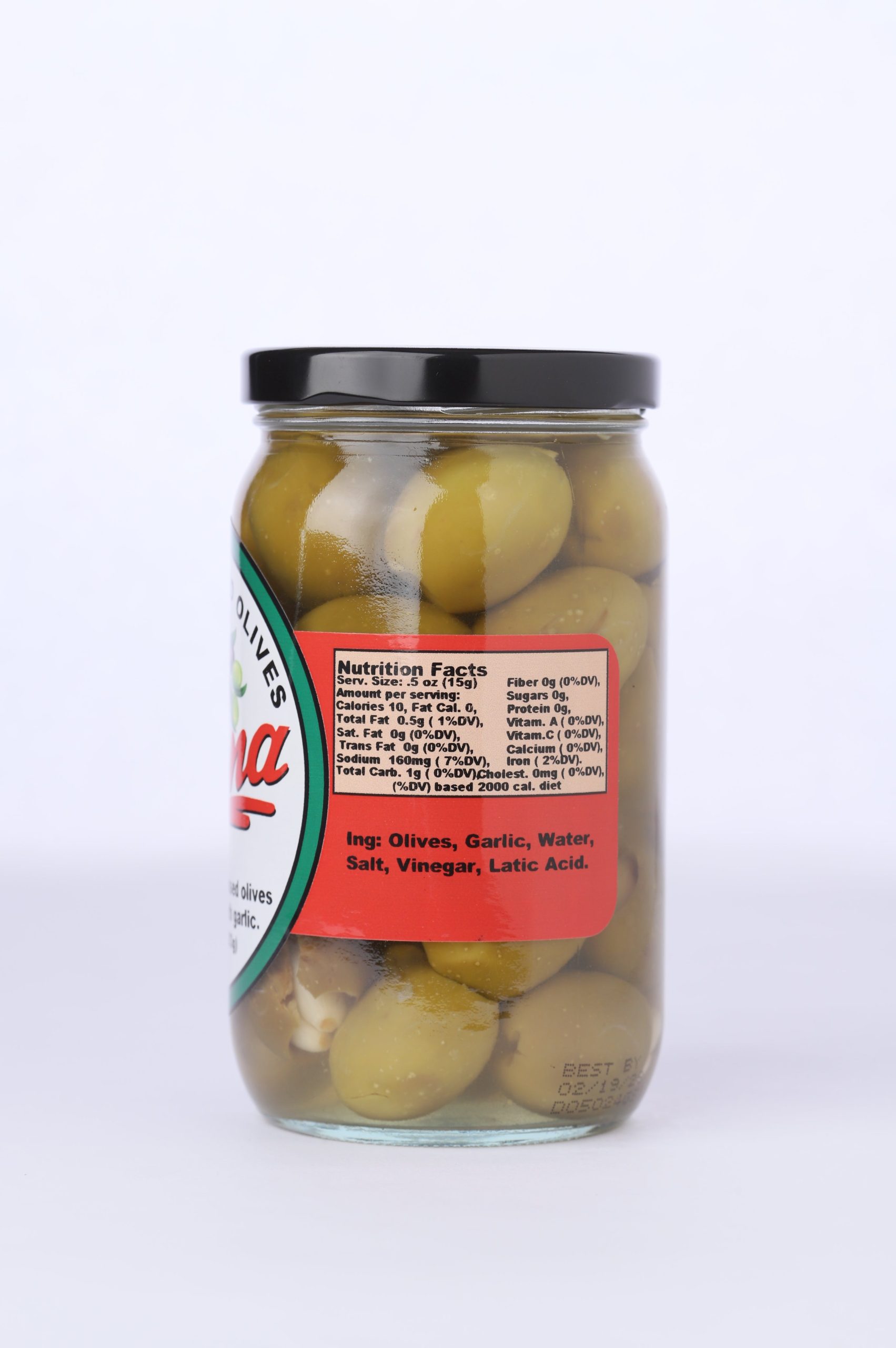 Deep Garlic Pitted Olives - Image 2
