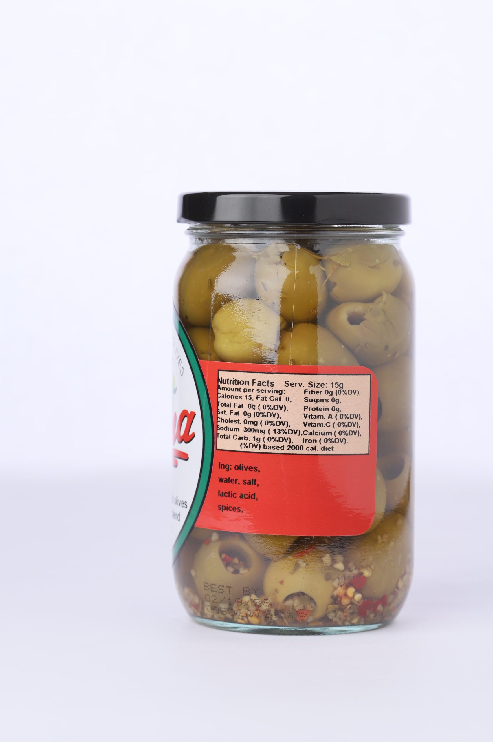 Sicilian Spiced Pitted Olives (Case of 12) - Image 2